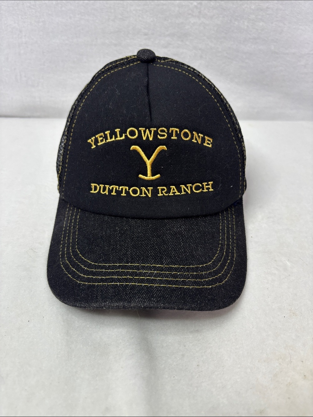 Yellowstone Dutton Ranch Embroidered Black Cap